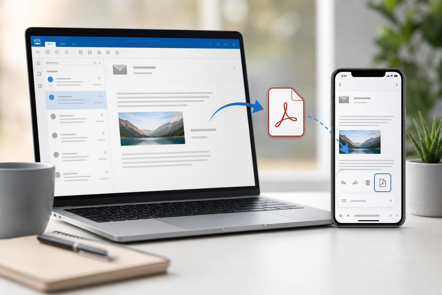 Save an Outlook Email as a PDF on Desktop and Mobile