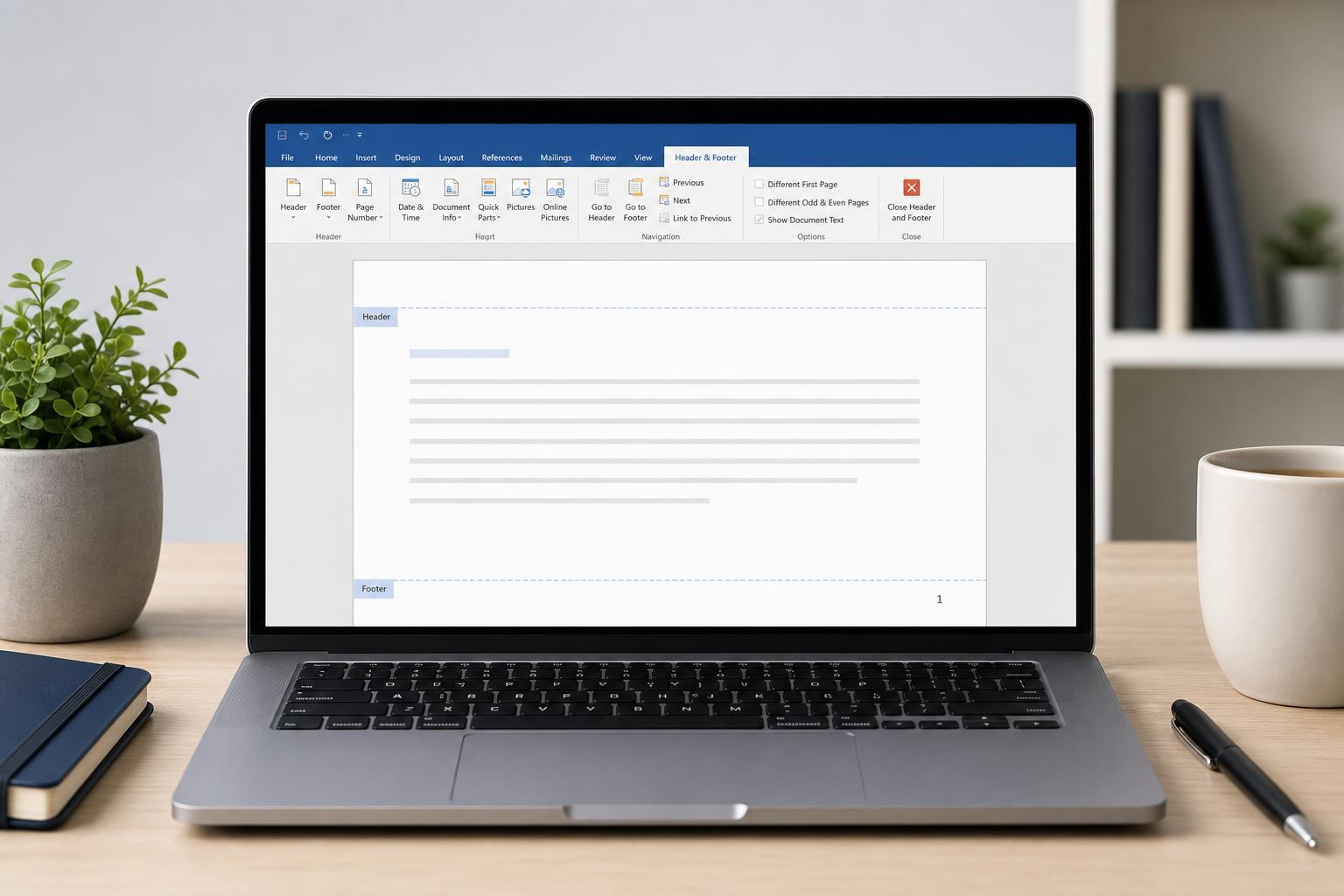 Managing Headers and Footers in Microsoft Word: Add, Edit, and Customize Them