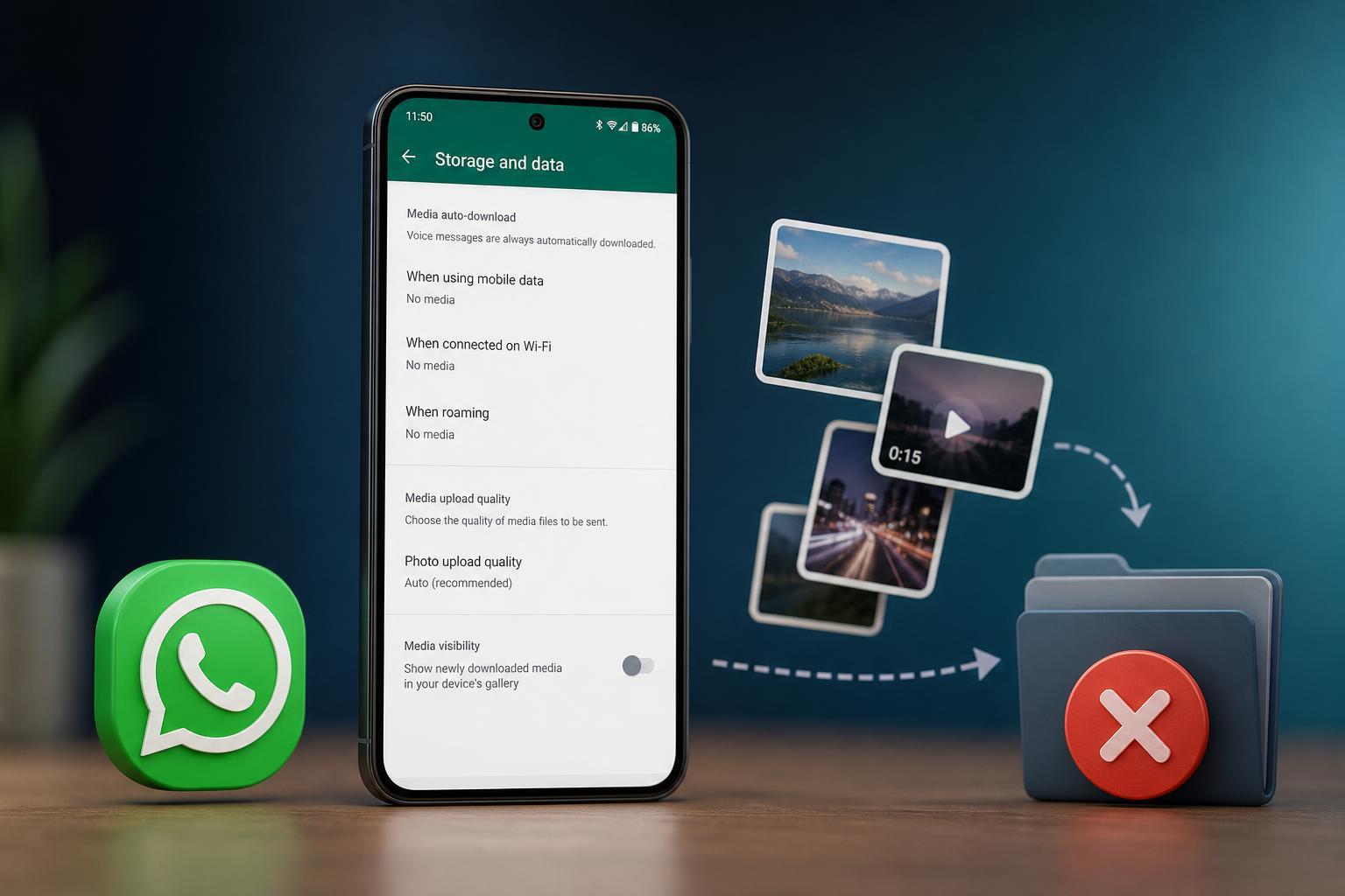 How to Prevent WhatsApp From Automatically Saving Photos and Videos