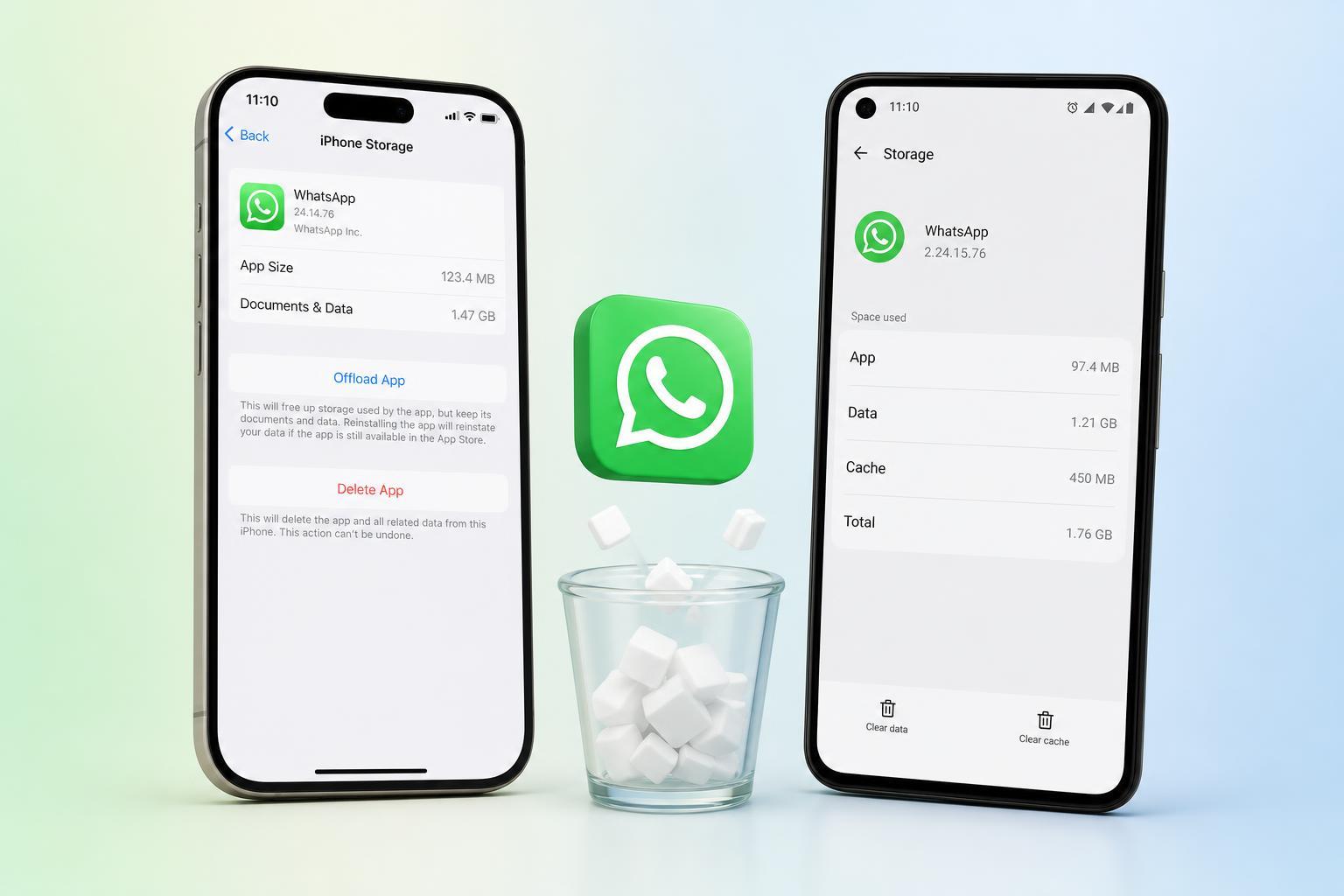 Clearing WhatsApp Cache on iPhone and Android