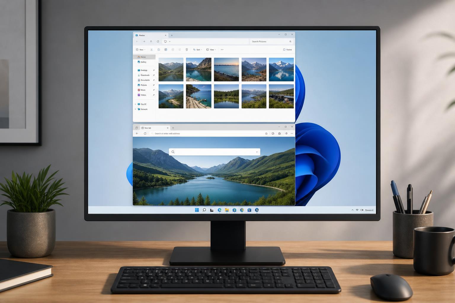 How to Arrange Windows Vertically on a Windows PC