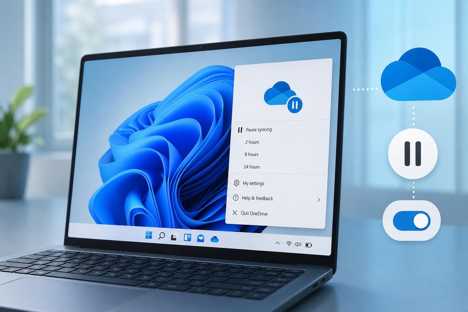Pausing or Turning Off OneDrive in Windows 11