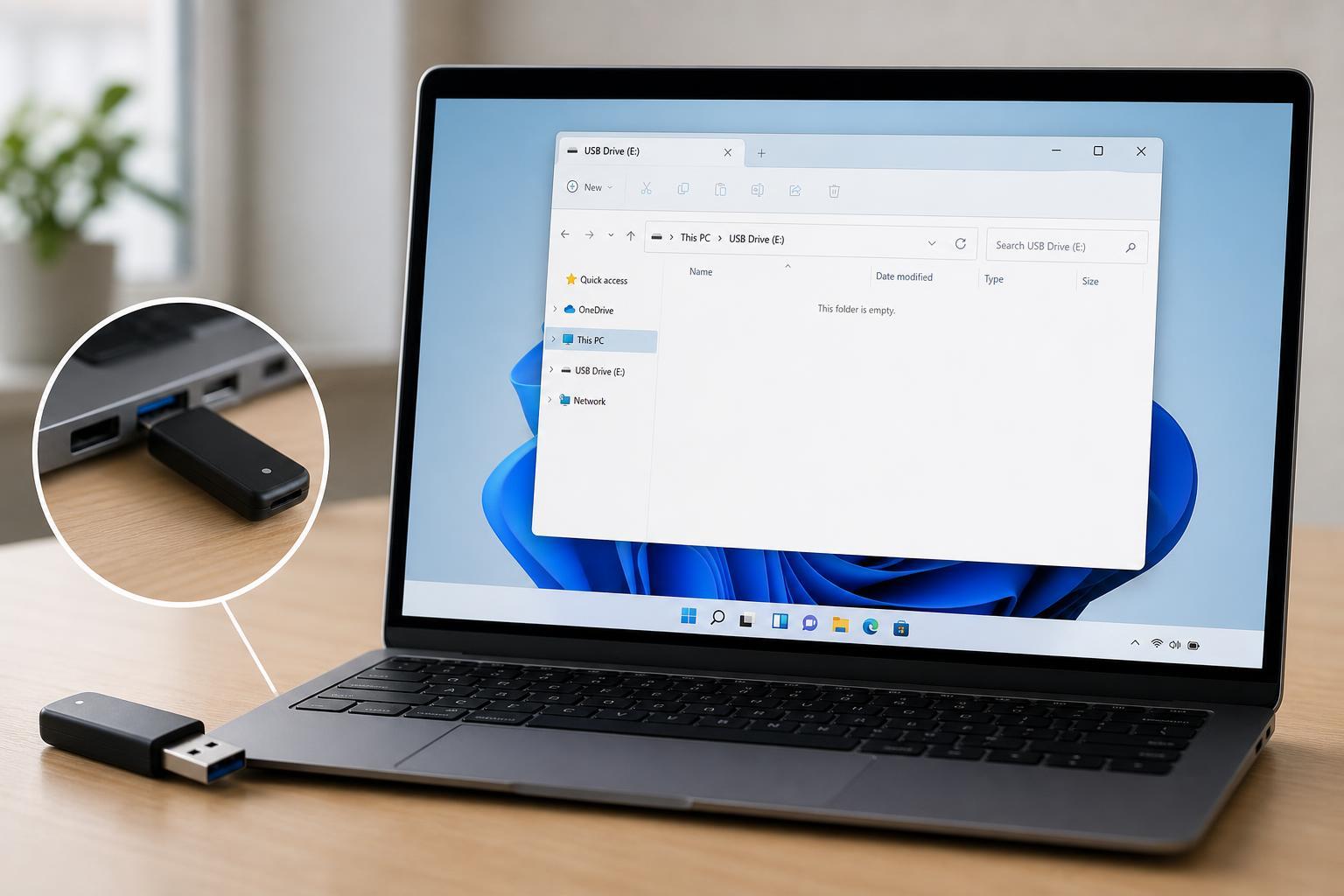 3 Ways to Fix a USB Drive That Shows No Files or Folders in Windows 11