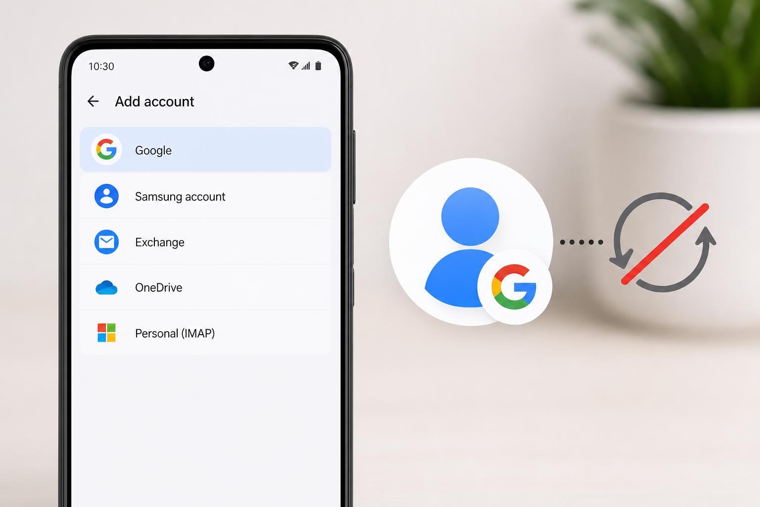 How to Add a Google Account on Android Without Turning On Sync