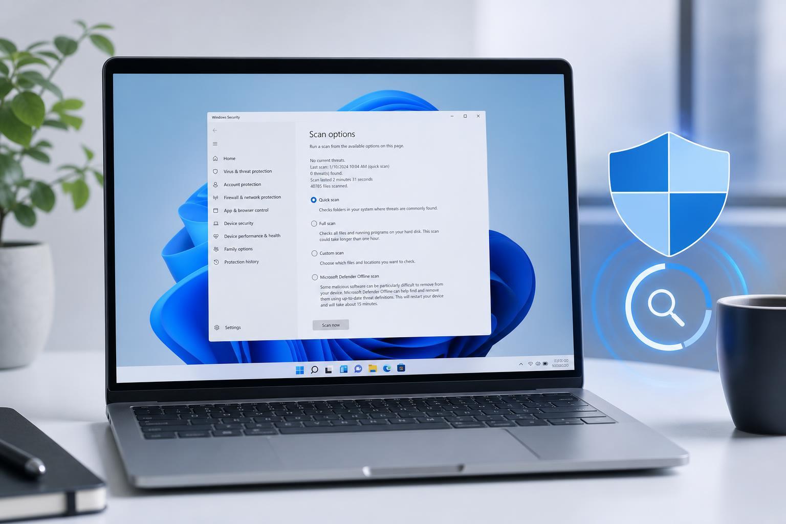 2 Fast Ways to Schedule a Windows Defender Scan