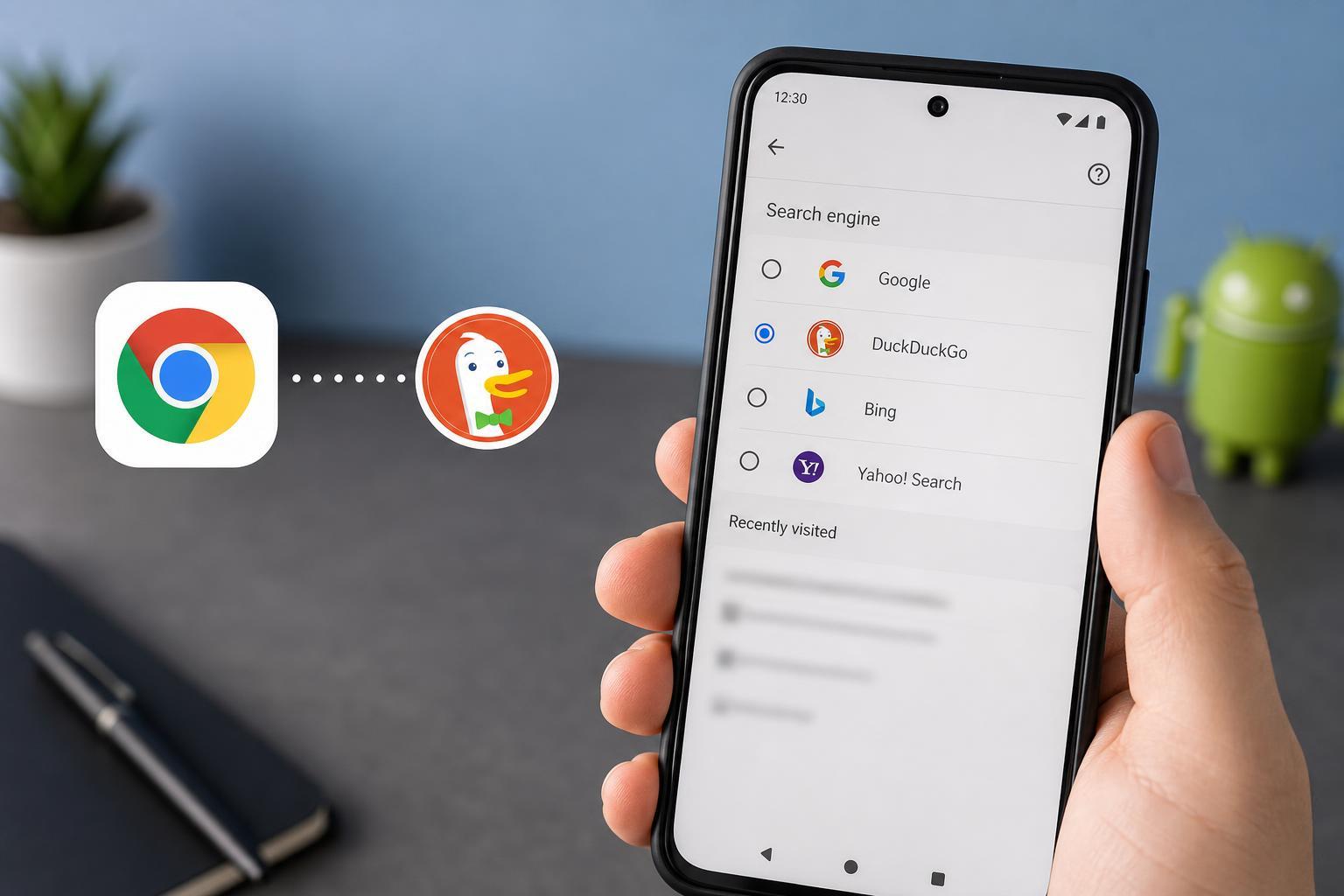 Add DuckDuckGo to Chrome on Android and Set It as the Default Search Engine