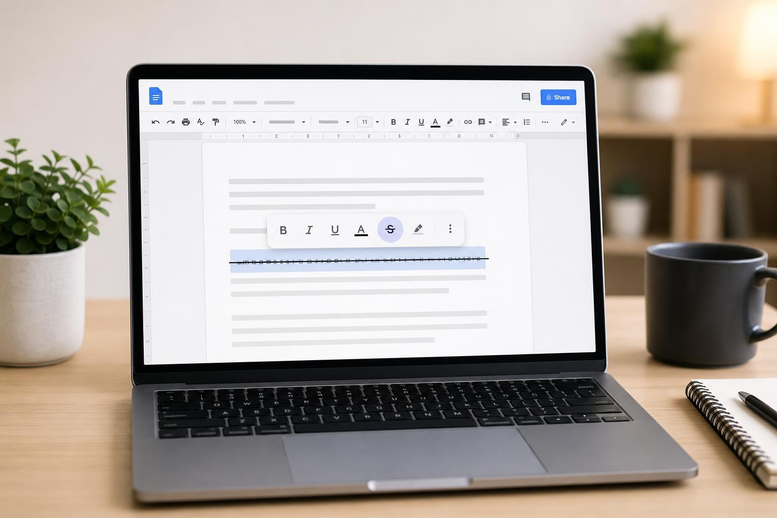 How to Use Strikethrough in Google Docs to Add or Remove Text
