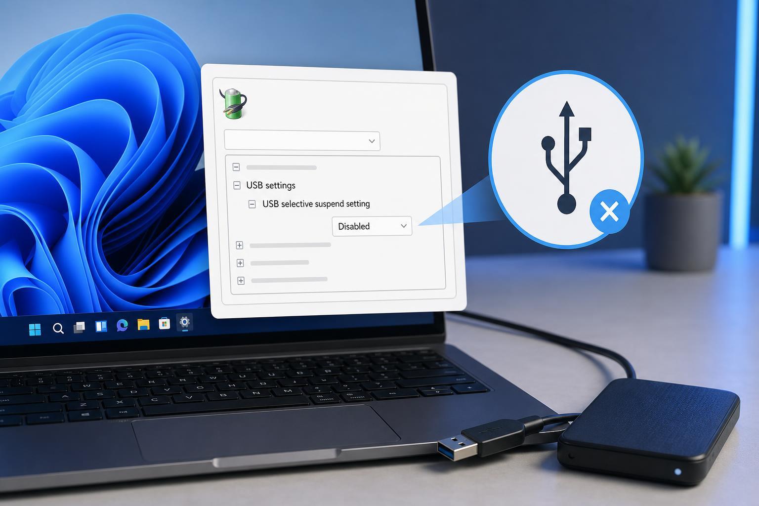 Turn Off USB Selective Suspend in Windows 11