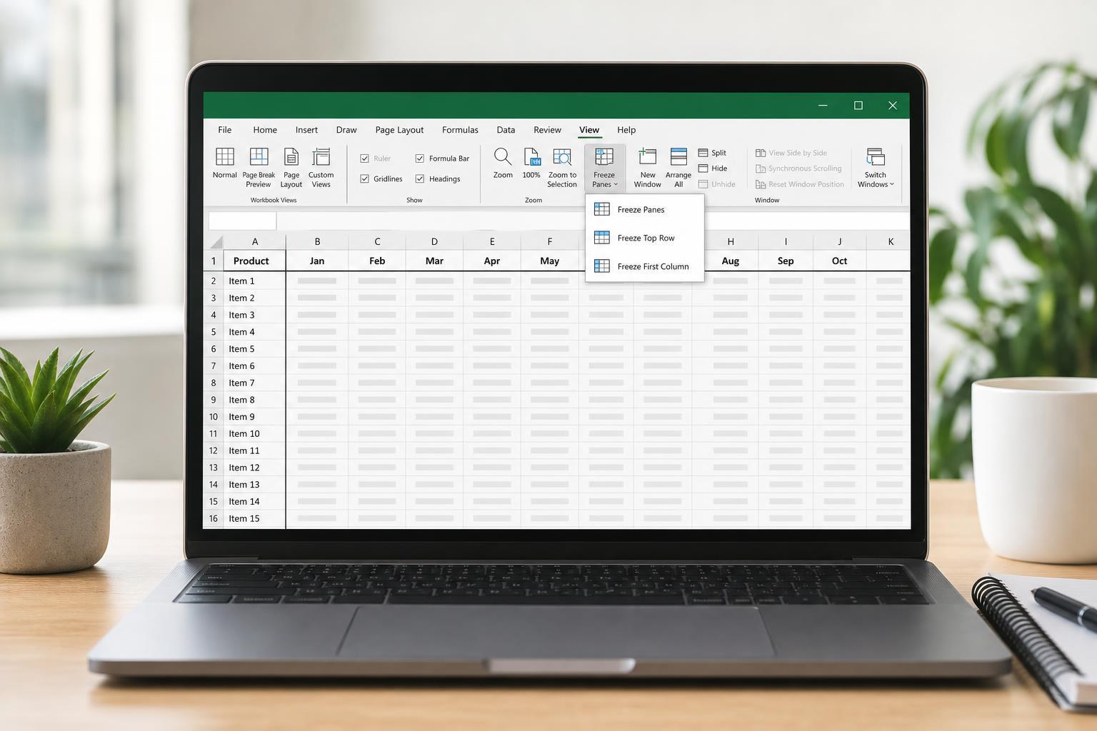 5 Ways to Fix Freeze Panes When They Stop Working in Excel