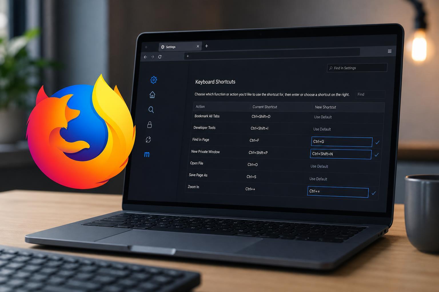 Customizing Keyboard Shortcuts in Firefox 67