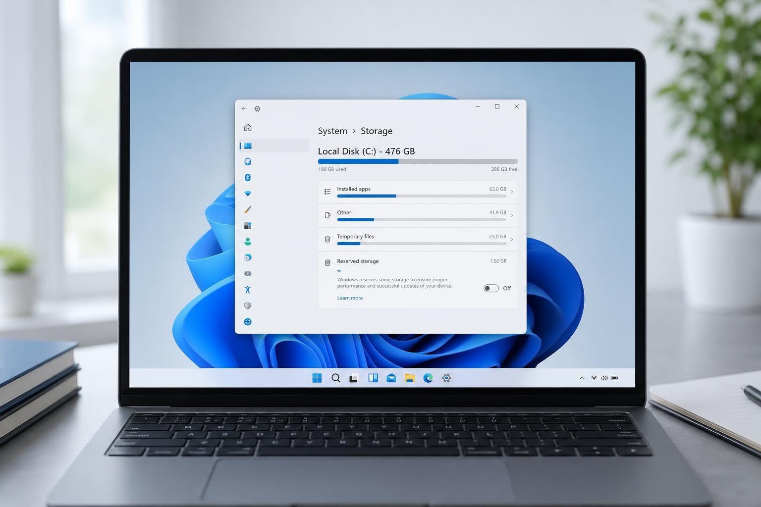 Temporarily Turning Off Reserved Storage in Windows 11