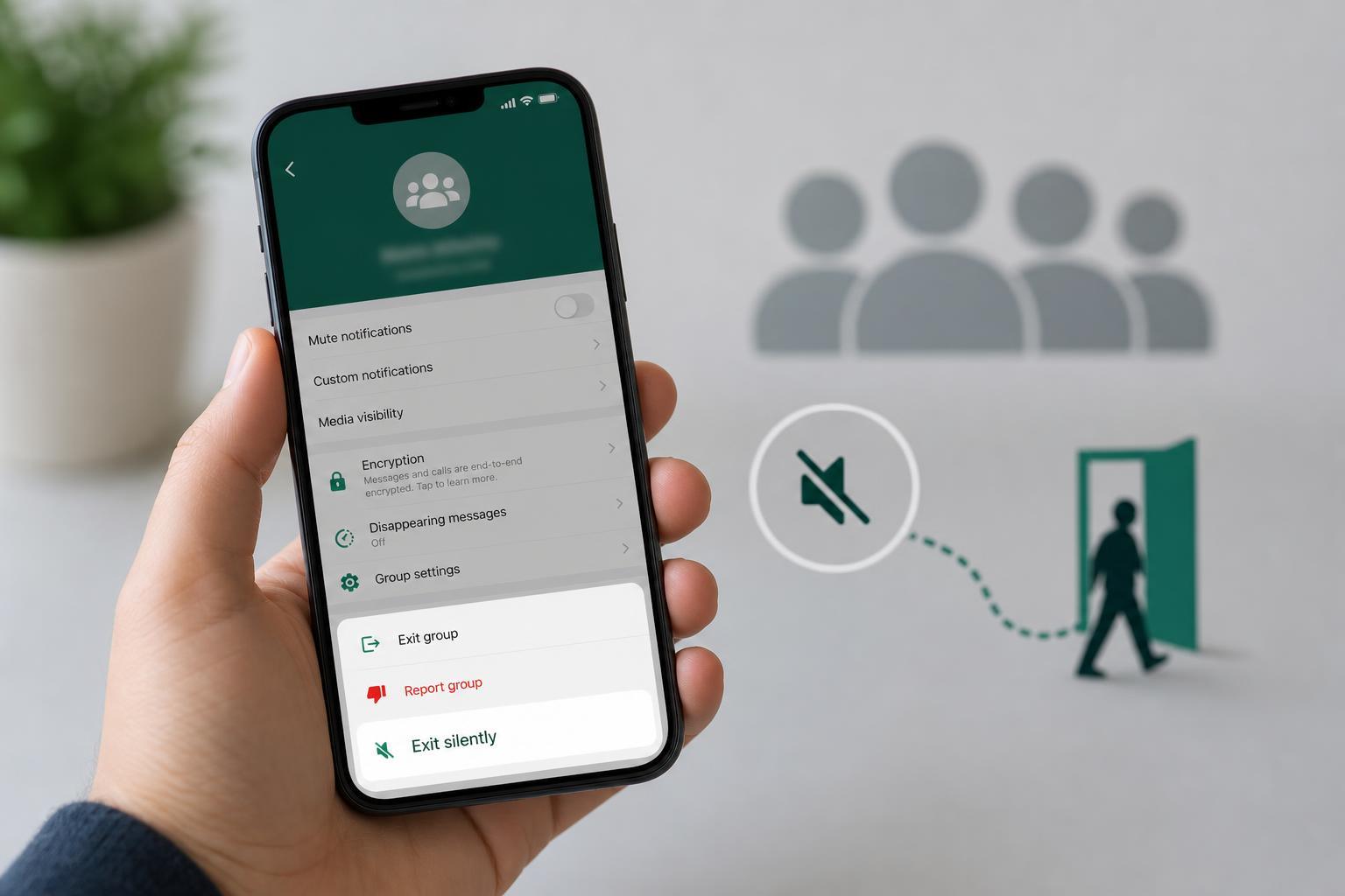 How to Leave a WhatsApp Group Privately Without Notifying Everyone